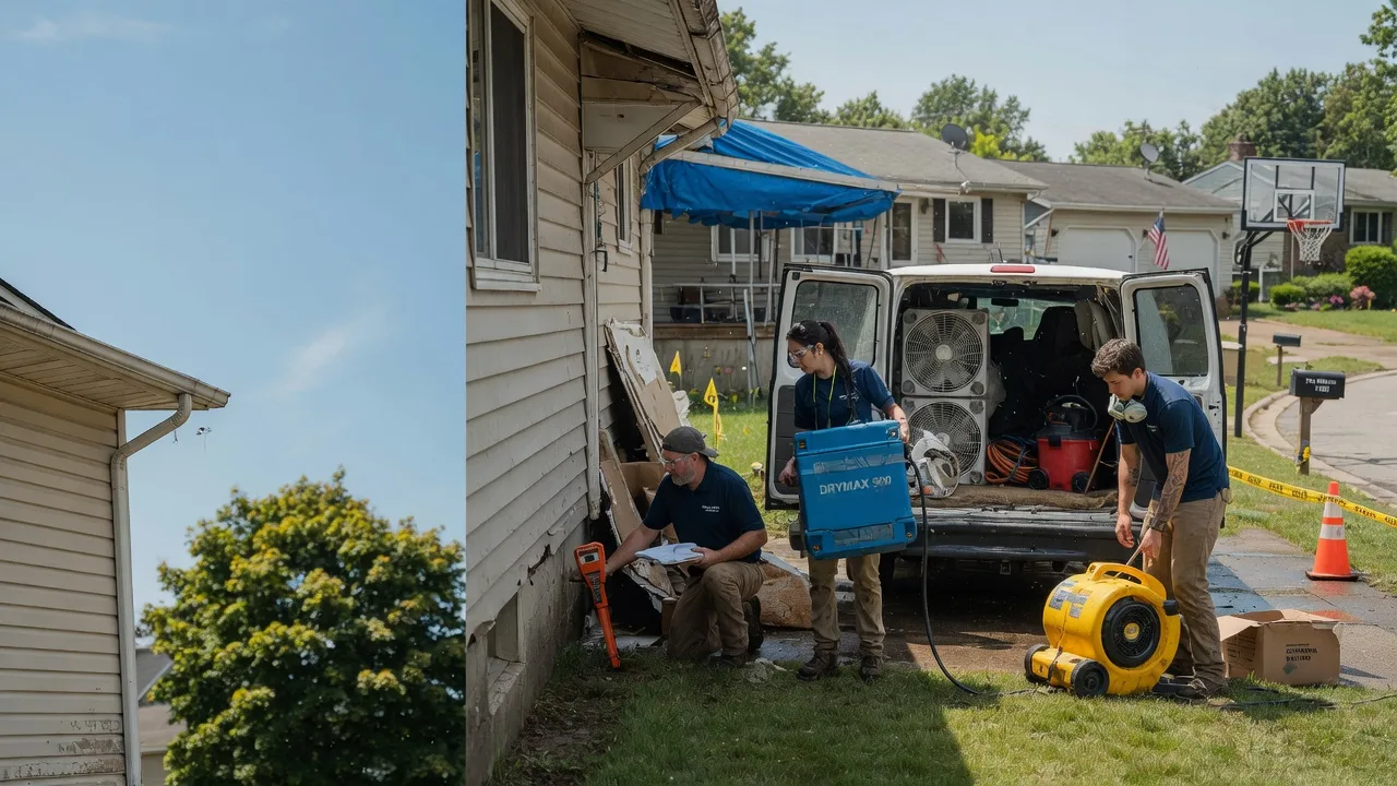 Ceiling Leak Cleanup in Glen Ellyn, IL near me